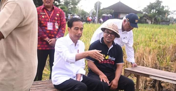 “Saya dan Jokowi di Tengah Sawah” – Cerita Gembira Perbekel Kukuh Made Sugianto