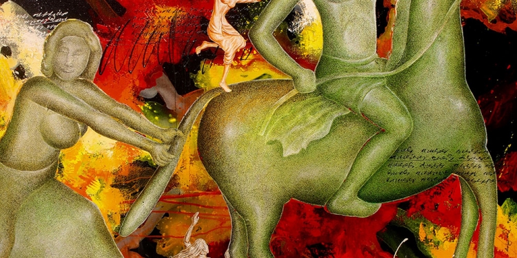 Relief Yeh Pulu dalam Titi Wangsa – Catatan Pameran Wayan Kun Adnyana