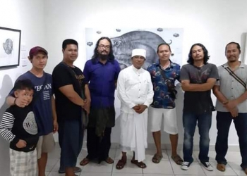 Kuek dan Suarnata Berfantasi di Restu Bumi Gallery Ubud