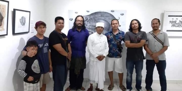 Kuek dan Suarnata Berfantasi di Restu Bumi Gallery Ubud