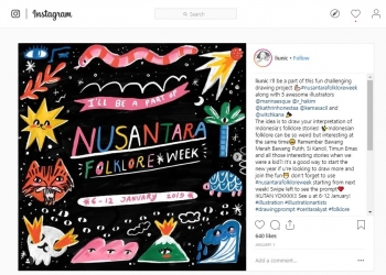 Fenomena Instagram  #nusantarafolkloreweek