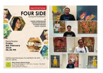 Four Side Group Exhibition: Empat Sisi di Satu Ruang