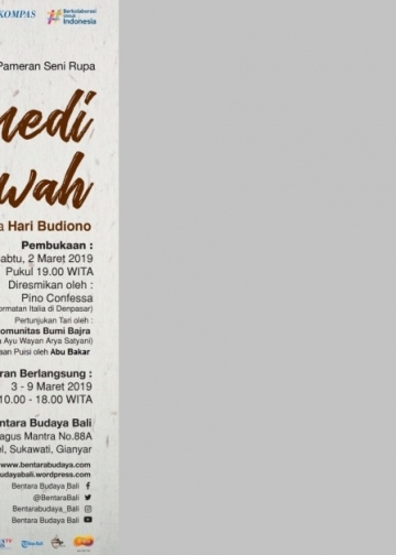 Hari Budiono di Bentara Budaya Bali – Jangan Takut Memedi Sawah