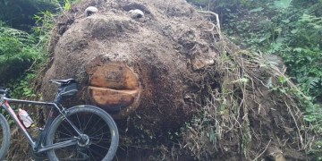 Awas! Ada Kepala Besar di Desa Wisata Pinge, Marga, Tabanan