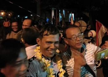 Raka Sutama, Kegembiraan Usai Pilpres, Bayar Kaul Bersepeda Keliling Bali
