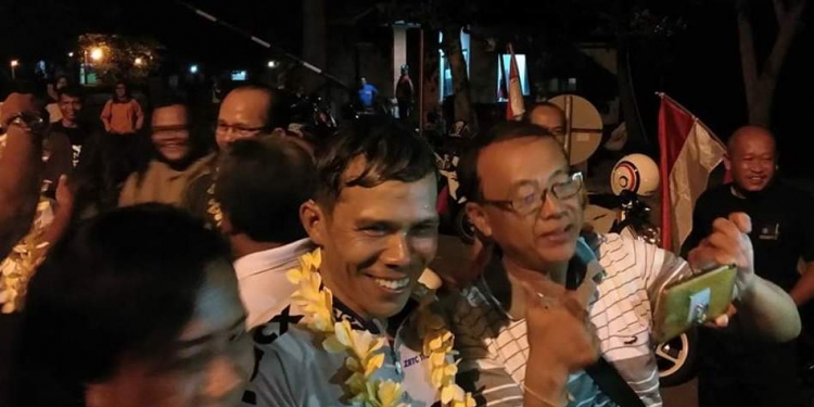 Raka Sutama, Kegembiraan Usai Pilpres, Bayar Kaul Bersepeda Keliling Bali