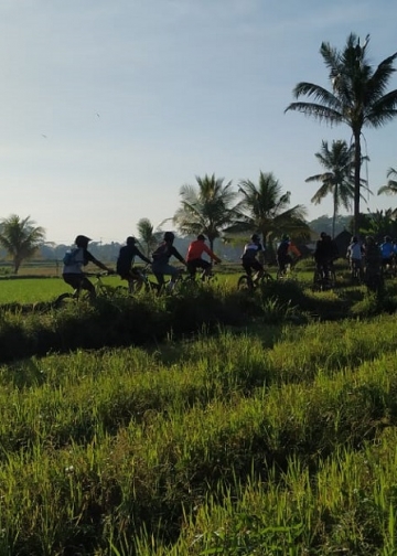 “Ntud Nduk Fun Bike”, Jelajah Jalan Mesra Subak dan Pedesaan di Tabanan
