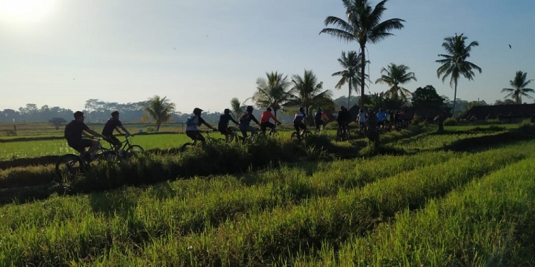 “Ntud Nduk Fun Bike”, Jelajah Jalan Mesra Subak dan Pedesaan di Tabanan