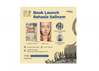 Peluncuran Novel Rahasia Salinem di UWRF 2019: Representasi Narasi Samping Sejarah dan Perempuan