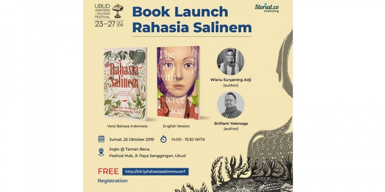 Peluncuran Novel Rahasia Salinem di UWRF 2019: Representasi Narasi Samping Sejarah dan Perempuan