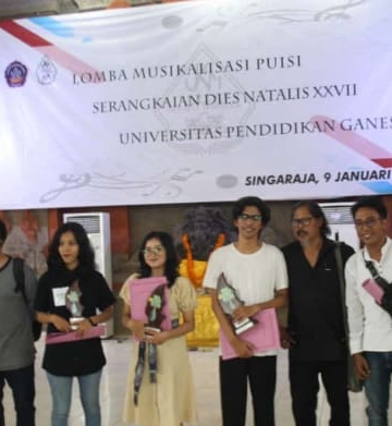 Lomba Musikalisasi Puisi Dies Natalis Undiksha: FBS dan FE Baik, FHIS Mengejutkan