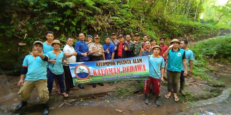 Sambut Tahun 2020, Pemuda Kayoman Pedawa Tak Henti Tanam Pohon