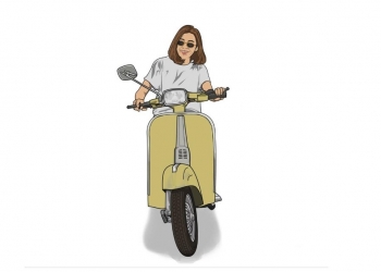 Dari Vespa, Aku Jatuh Cinta