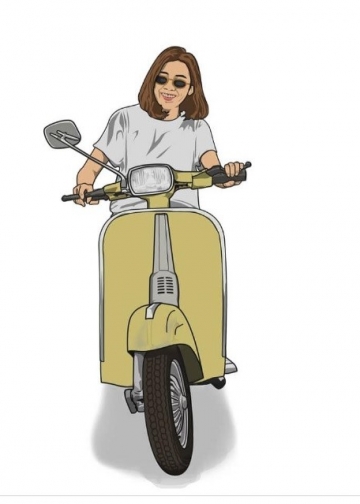 Dari Vespa, Aku Jatuh Cinta