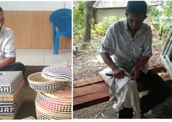 Mendengar Cerita Perajin Anyaman Bambu dari Desa Tigawasa di Musim Pandemi