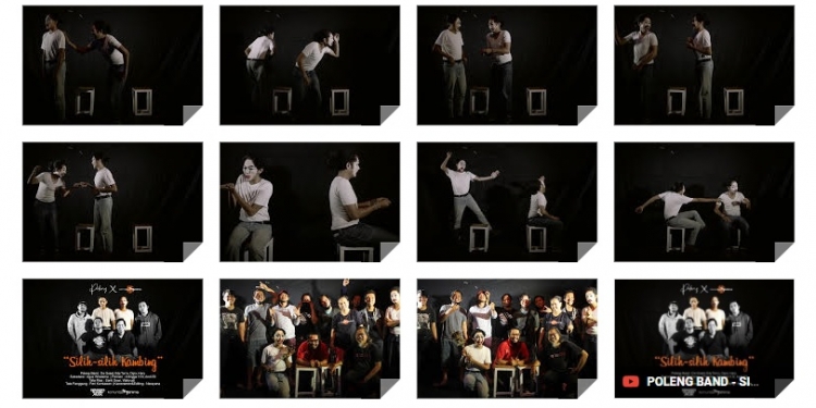 Video Klip “Silih-silih Kambing” Poleng Band Dimainkan Bersama Pantomim Komunitas Mahima