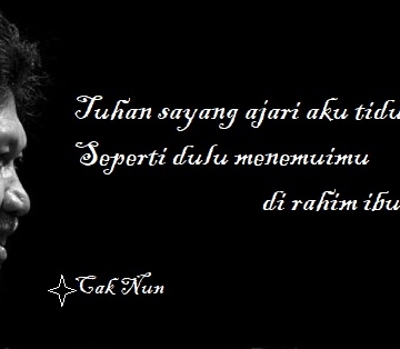 Mendaras Puisi Emha: Ajari Aku Tidur