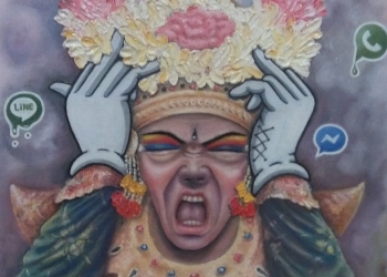 Refleksi Media Sosial dalam Karya Lukisan