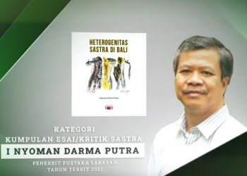 Lewat “Heterogenitas Sastra di Bali”, Darma Putra Raih Penghargaan Sastra Kemendikbudristek