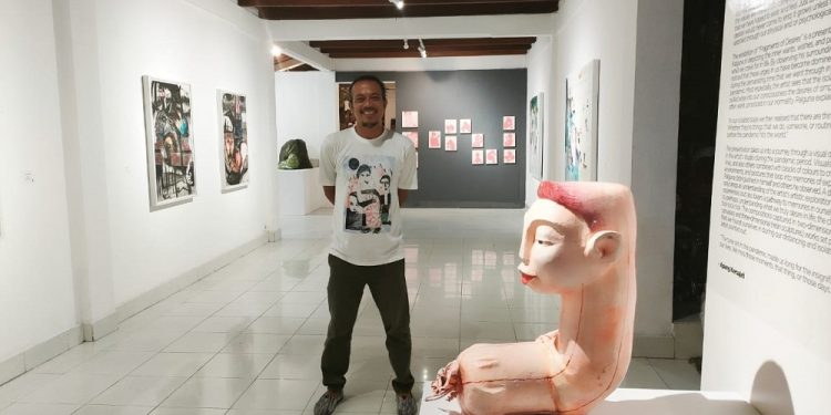 Pameran Made Arya Palguna | Cerita Manusia, Wabah dan Kejenakaan Sehari-hari