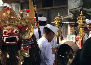 Galungan,  Ayo Ngelawang Barong Lagi di Ubud