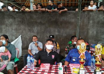 Warga Desa Les Akhirnya Punya Lapangan Olahraga dan Pertandingan Futsal pun Ramai
