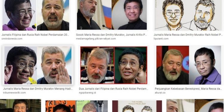 Belajar Kehidupan dari Pemenang Hadiah Nobel Perdamaian 2021