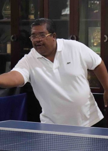 Main Tenis Meja Bersama | Bupati Suradnyana: Tetap Solid dan Jaga Kesehatan
