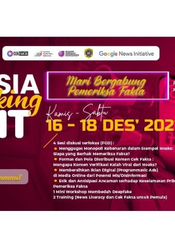 Indonesia Fact-Checking Summit 2021 Akan Bahas Isu Krusial Periksa Fakta