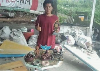Kadek Maretanayasa | Pembalap yang Ciptakan Barang Kerajinan dari Campuran Sampah Plastik dan Resin