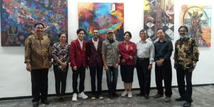 Atraktif dan Unik | Pameran TA Tiga Mahasiswa Prodi Seni Murni FSRD ISI Denpasar di Maha Art Gallery