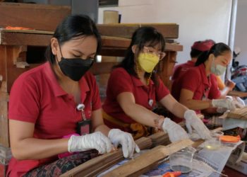 Di Geria Dauh Buruan, Sanur Kaja, Lontar Dibaca Anak Muda, Sehingga Tetap Terawat