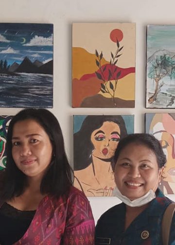 Wajah Perempuan dalam Gurat Berani Garis-garis | Dari Pameran Panen SMPN 1 Singaraja