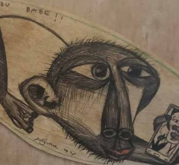 “Me Drawing” Art Exhibition di Purga Gallery Café Ubud untuk Hari Menggambar Nasional