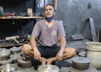 Di Sawan-Buleleng, Gong Dibuat dengan Campuran Timah, Tembaga dan Besi |  Harga Lebih Murah