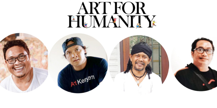 “Art for Humanity is Art of Sharing” | Empat Perupa Bali di Teh Villa Gallery, Surabaya
