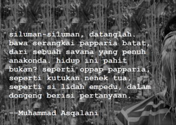 Puisi-puisi Muhammad Asqalani eNeSTe | Surat Gelak Untuk Veronica