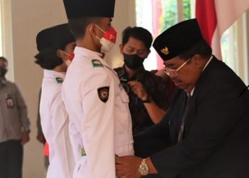Bupati Buleleng Kukuhkan Anggota Paskibraka 2022