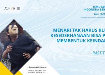 I Komang Adi Pranata: Menari Tak Harus Rumit, Kesederhanaan Bisa Pula Membentuk Keindahan