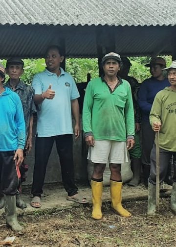 Menghias Nasib Petani Tanaman Hias di Desa Petiga, IPB Internasional Turun Kebun