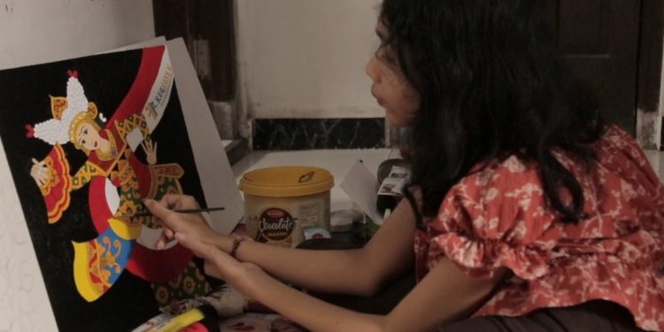 Winda Karuna Dita, Gadis Disabilitas yang Terus Melukis Hingga Jadi Tulang Punggung Keluarga