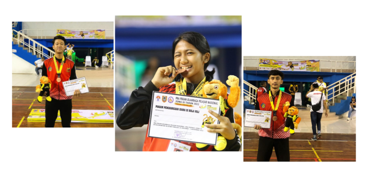 Trio Buleleng: Dwinov, Triana, dan Grahady | Perkuat Tim Voli Bali, Juara 3 di Pra Popnas