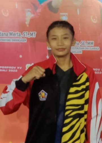 Medali Emas Pertama Wushu Buleleng Dipersembahkan Putu Kitara Tisyareksita