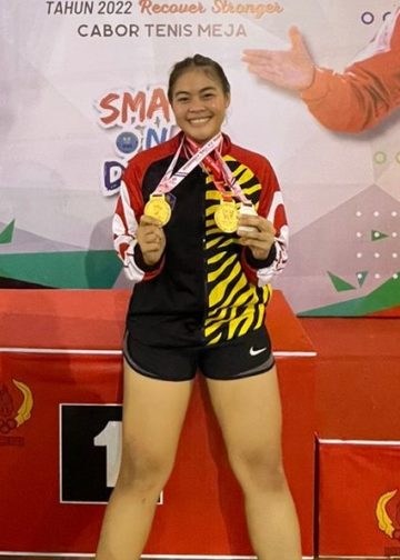 Made Sisca Pratiwi Berjaya, Buleleng Sabet 5 Emas Tenis Meja Porprov Bali