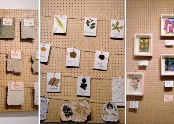 Pameran Flowers On Paper: Penyatuan Kertas Daur Ulang dan Bunga-Bunga Kecintaan