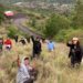 180 Orang Bergembira Tanam 600 Pohon Pinus di Gunung Batur