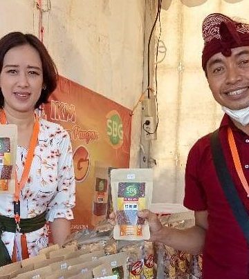 Wayan Subagia Jual Teh dan Krupuk Beras Merah Hingga Dubai