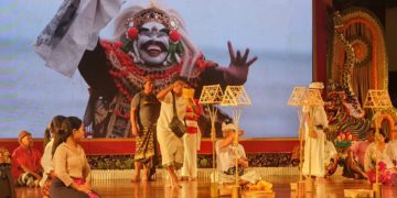 Drama Gong Lawas Bersiap Tutup Bulan Bahasa Bali V Tahun 2023 di Taman Budaya Bali