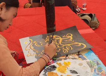 Seni Baligrafi Makin Diminati Kalangan Remaja Bali