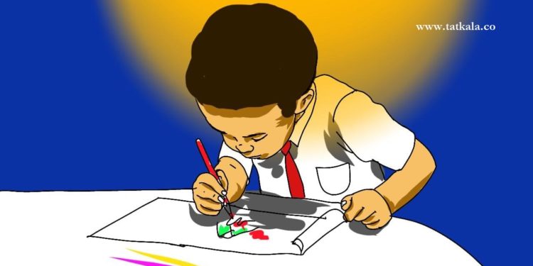 Segarkan Pikiran Siswa di Kelas, Jangan Remehkan Kertas Gambar, Pensil dan Warna